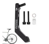 Adattatore Da Flat Mount A Post Mount - Convertitore Per Freno A Disco Bici, Design In Lega Resistente | Accessorio Nero Per Telai Forcelle Mountain Bike Strada Officina Manutenzione Riparazione