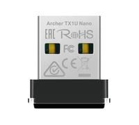 TP-Link Archer TX1U Nano; AX300 Mbps, Nano Design, Plug & Play, soporta Linux y Windows (11/10/7), adaptador Wi-Fi 6 USB