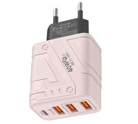 Adattatore Di Ricarica Rapida - Caricatore de pared de 40 W con puerta múltiple | Caricatore Veloce A 3 USB E 1 PD per Telefoni Cellulari, Tablet, Ufficio E Viaggi Daily
