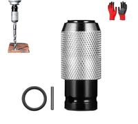 Adattatore per martello perforatore con set di punte per trapano a percussione, convertitore da martello elettrico a trapano (1 Adapter)