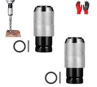 Adattatore per martello perforatore con set di punte per trapano a percussione, convertitore da martello elettrico a trapano (2 Adapter)