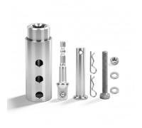 Adattatore per trapano, adattatore e bussola per manovella del rimorchio, kit in metallo resistente, adatto a, rimorchi ribaltabili e roulotte.