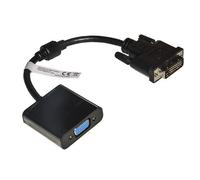 Link LKADAT121 - Adaptador Activo de vídeo DVI-D 24+1 Macho a VGA 15 Pines Hembra - Convertidor de señal Digital a analógico para monitores y proyectores