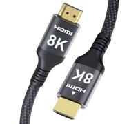 Adauxter Cable HDMI 4K 15M, Cable HDMI de Alta Velocidad con Soporte Ethernet 4K 60Hz 2K 165Hz 1080p Ultra HD 3D eARC HDCP2.3 HDR10+ Compatible con PC Laptop TV Monitor Proyector