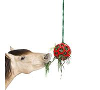 adawd Horse Treat Ball - Dispensador de heno para animales pequeños, comedero para heno