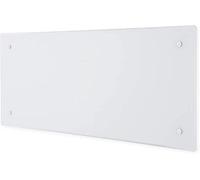 Adax CLea H - Convector inteligente de pared con WiFi, control de smartphone, bajo consumo, resistente a salpicaduras, 800 W, altura 340 mm, color blanco KWT, protección contra heladas