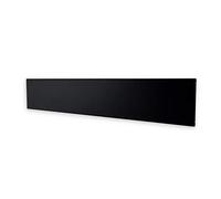 Adax Convector de pared inteligente Neo L, control por smartphone, bajo consumo, protección contra salpicaduras, altura 210 mm, 400 W, protección contra heladas, color negro, IP24C, clase II