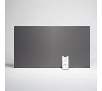 Adax Neo Compact Radiador Eléctrico WiFi 1500 W, Convector de Pared, Gris | Calefactor inteligente, control por smartphone, bajo consumo, altura 420 mm, antiheladas, baño, IP24C