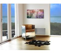 Adax Neo NP Radiador Eléctrico de Pared 2000 W, Convector, Plateado | Calefactor de bajo consumo, altura 370 mm, termostato programable, antiheladas, IP20