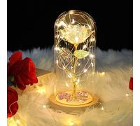 ADAZ Rosa Eterna,Regalos Originales para Mujer Rosa Bella y Bestia con LED Regalo para Mama Novia Esposa para Día de San Valentín Aniversario Día de la Madre Bodas Cumpleaños Navidad