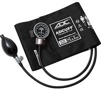 ADC Diagnostix 700 Premium Esfigmomanómetro aneroide de bolsillo profesional con brazalete de nailon Adcuff, brazo adulto grande, negro