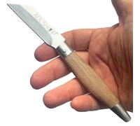 ADCSHOP Navaja Paternera Madera - 18.20 cm - hoja de acero 3Cr13Mov de 7.70 cm - mango de madera a 10.50 cm - peso 29.70 g -Ideal para Portabilidad y Uso Diario