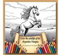 Add color to the evocative nature of the Argentine Pampas. (Whimsical World: Kids' Coloring Book Collection.)