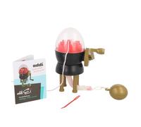 Addi Egg Spool Knitter, Red/Gold/Black, mit 6 Nadeln