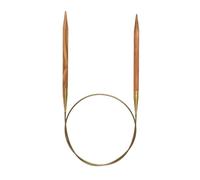 Addi Aguja circular de madera de olivo, 100 cm x 9,0 mm, madera, 9 mm