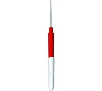 Addi - Aguja de Ganchillo (con asa, de Acero Fino, Metal, Plateado, 0.5 mm