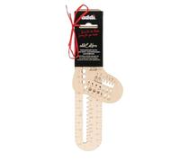 Addi Calibro - Juego de Medidores para Agujas de Tejer y Ganchillo de Madera - 1 pieza