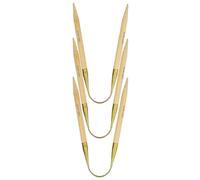 Addi CraSyTrio Agujas de Crochet de Bambú 30 cm 8 mm - Paquete de 1