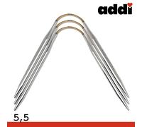 Addi CrasyTrio Long 3 Nadelspiel Juego de Agujas de Punto 26 cm