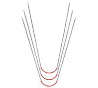 Addi CrasyTrio Novel Long 2mm, Metal, Silver, 2.00mm (UK 14 / US 0)