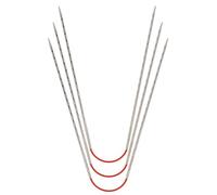 Addi CrasyTrio Novel Long, Metal, Silver, 2.25mm (US #1)