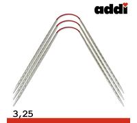 Addi CrasyTrio Novel Long Juego de Agujas de Tejer Flexibles 30 cm 3 Unid.