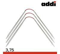 Addi CrasyTrio Novel Long Juego de Agujas de Tejer Flexibles 30 cm 3 Unid.