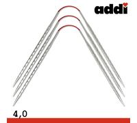 Addi CrasyTrio Novel Long Juego de Agujas de Tejer Flexibles 30 cm 3 Unid.