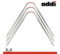 Addi CraSyTrio Novela Agujas de Tejer 30 cm 5.00 mm - 1 unidad