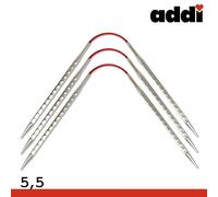 Addi CraSyTrio 30cm 5.50mm - Agujas de tejer circulares