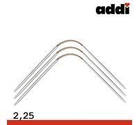 addi CrasyTrio Short 3 Agujas Circulares Biegsame Lana 21 cm