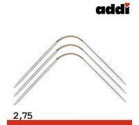 addi CrasyTrio Short 3 Agujas Circulares Biegsame Lana 21 cm