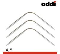 addi CrasyTrio Short 3 Agujas Circulares Biegsame Lana 21 cm