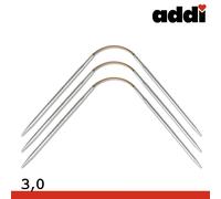 addi CrasyTrio Short 3 Agujas Circulares Biegsame Lana 21 cm