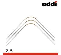 addi CrasyTrio Short 3 Agujas Circulares Biegsame Lana 21 cm