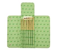 Addi Crochet Hook Gancho de Ganchillo AddiClick, Bambú, Verde, Talla única