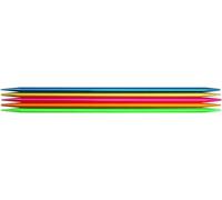 Addi Double Pointed Needles Agujas De Tejer Colibri, Metal, Multicolor, 24 x 4 x 1 cm, 5