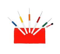 Addi - Juego de agujas de ganchillo (grosor 2-2,5-3-3,5-4 mm, 5 piezas)