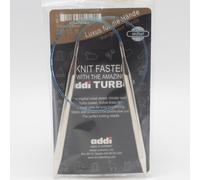Addi Punto Aguja Turbo Circular Skacel Exclusivo Azul Cuerda 61cm US 11