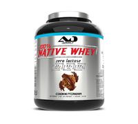 Addict Sport Nutrition - 100% Suero Nativo (2kg) - Whey Nativa - Suero de leche sin azúcares añadidos - Galletas y nata