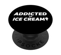 Addicted To Vanilla Ice Cream PopSockets PopGrip Adhesivo