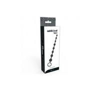 Addicted Toys – Perlas anales 29 cm, material suave – Negro, 1 ud