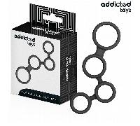 ADDICTED TOYS - ANILLO PARA EL PENE CON DIVISORES PARA TESTÍCULOS
