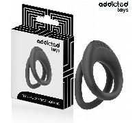 ADDICTED TOYS - ANILLO TEXTURIZADO DOBLE PARA EL PENE