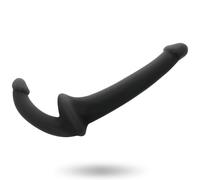 Addicted Toys Dildo Con ArnÃ©s Sin SujecciÃ³n 26 Cm Negro