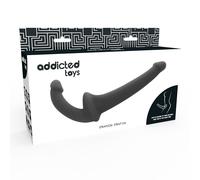 ADDICTED TOYS Dildo Sin Arnés Negro - Consolador Innovador Para Placer Sin Interrupciones