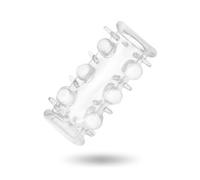 ADDICTED TOYS - Funda Estimulante Clear para Mayor Placer - Sensaciones Amplificadas - Limpieza Sencilla