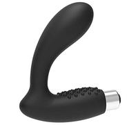 ADDICTED TOYS - Juguete Anal Premium para Hombres - Silicona Hipoalergénica - 11cm - Recargable - Negro