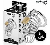 ADDICTED TOYS LOCKED - IRON CELL JAULA PARA PENE DE METAL 4 CM TALLA S
