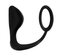 Addicted Toys Plug Anal Anillo Pene Negro 1ud